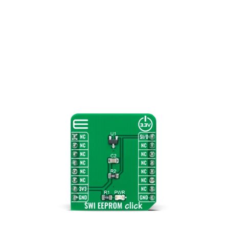 MikroElektronika MIKROE-4521, SWI EEPROM Click EEPROM Add On Board For AT21CS01 For Mikrobus Socket