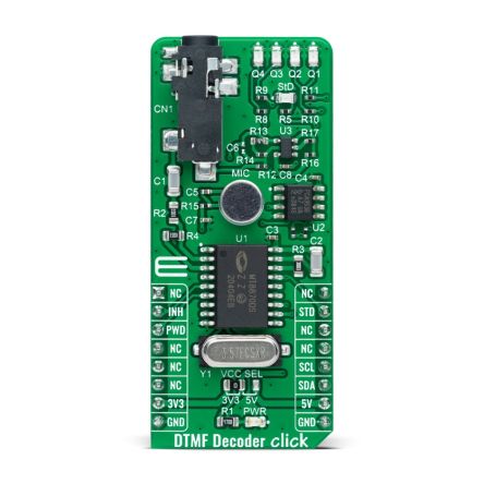MikroElektronika Strumento Di Sviluppo Comunicazione E Wireless DTMF Decoder Click, 3.57MHz
