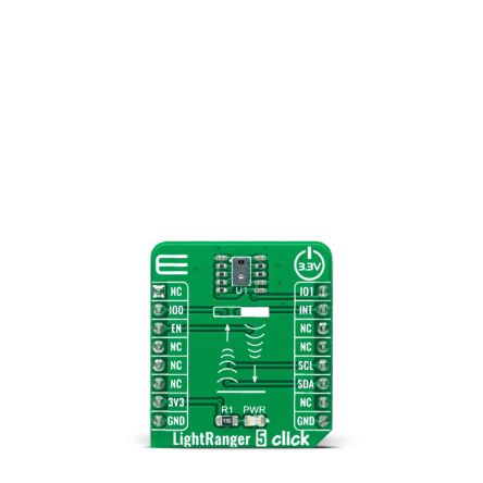 MikroElektronika TMF8801 LightRanger 5 Click Entwicklungskit, TOF-Sensor Für MikroBUS-Socket