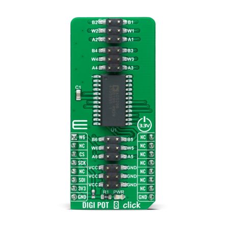 MikroElektronika AD5206 Leistung, Motor Und Robotics Entwicklungstool, DIGI POT 8 Click