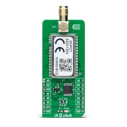 MikroElektronika Entwicklungstool Kommunikation Und Drahtlos, 863 → 870MHz LoRa Funk-Transceiver-Platine LoRa