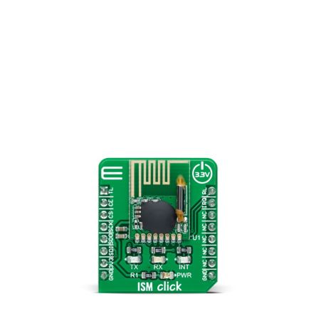 MikroElektronika Placa Complementaria Transceptor RF Transceptor ISM De 2,4 GHz MIKROE-4625, Frecuencia 2.4 →