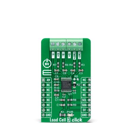 MikroElektronika PGA302 Load Cell 3 Click Entwicklungskit, Drucksensor Für MikroBUS-Socket