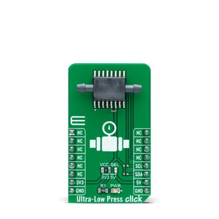 MikroElektronika Ultra-Low Press Click Pressure Sensor Add On Board For SM8436 MikroBUS Socket