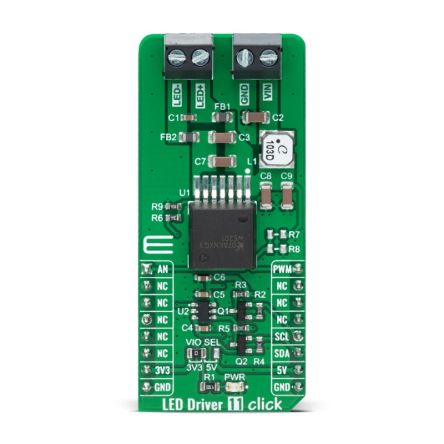 MikroElektronika LED-Steuereinheit LED-Treiberevaluierungskit LED-Treiber Zum Einsatz Mit MikroBUS-Socket, LED Driver