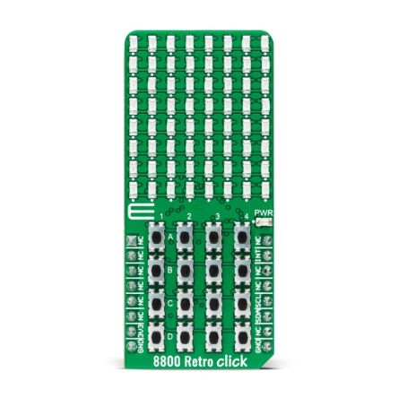 MikroElektronika Driver De LED Pour AS1115 Compatible Avec Prise MikroBUS Driver De LED 8800 Retro Click