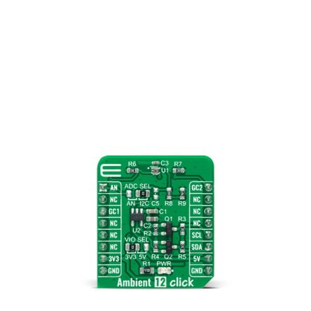 MikroElektronika BH1620FVC, MCP3221 Ambient 12 Click Entwicklungskit, Umgebungslichtsensor Für MikroBUS-Socket