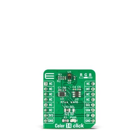 MikroElektronika APDS-9151, PCA9306, SN74LVC1T45 Color 14 Click Entwicklungskit, Umgebungslichtsensor, Farbsensor,