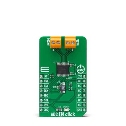 MikroElektronika MIKROE-4890 Entwicklungstool Signalumwandlung, ADC 15 Click