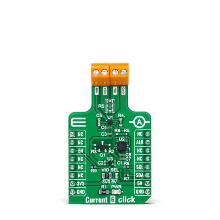 MikroElektronika MAX40080 Current 6 Click Entwicklungskit, Shunt Für MikroBUS-Socket