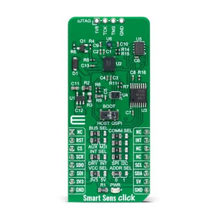 MikroElektronika BHI260 Smart Sens Click Entwicklungskit, Trägheitssensor 6 DoF Für MikroBUS-Socket