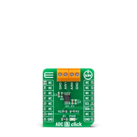 MikroElektronika MIKROE-4966 Entwicklungstool Signalumwandlung, ADC 17 Click