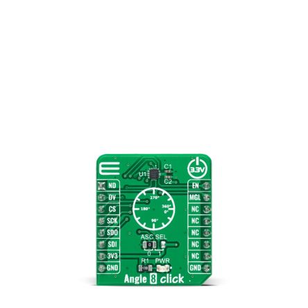 MikroElektronika MA782GGU Angle 8 Click Entwicklungskit, Winkelsensor Für MikroBUS-Socket