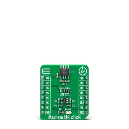 MikroElektronika A31315 Magneto 12 Click Entwicklungskit, 3D-Magnetsensor Für MikroBUS-Socket