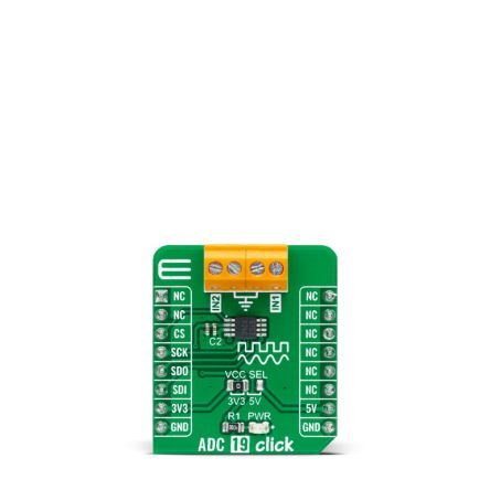 MikroElektronika MIKROE-4997 Entwicklungstool Signalumwandlung, ADC 19 Click