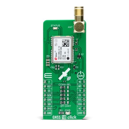 MikroElektronika Entwicklungstool Kommunikation Und Drahtlos, 1602MHz GPS-Platine GLONASS, GPS Für MikroBUS-Socket,