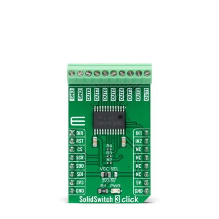 MikroElektronika BD8LB600FS-C Entwicklungsbausatz Spannungsregler, SolidSwitch 3 Click Lastschalter