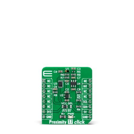 MikroElektronika Proximity 17 Click Proximity Sensor Add On Board For TMD2635 MikroBUS Socket