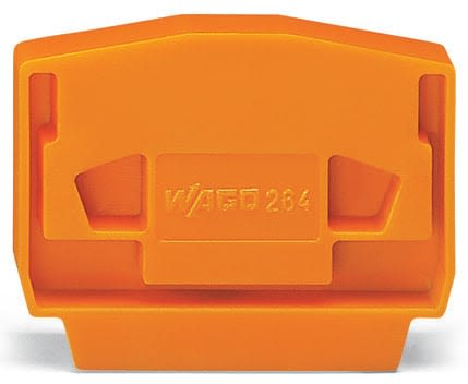 Wago 264 Series End And Intermediate Plate For Use With 264 Series Terminal Blocks