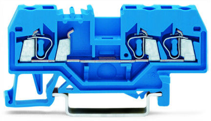 Wago 280 Series Blue Feed Through Terminal Block, 2.5mm², Single-Level, Cage Clamp Termination, ATEX, IECEx