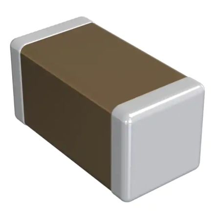 Murata Condensateur Céramique Multicouche, CMS, 1μF, 25V C.c., Diélectrique : X7R