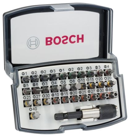Bosch Schlitz, PHILLIPS®, POZIDRIV, TORX® Schraubendreher-Bit-Satz, Stahl
