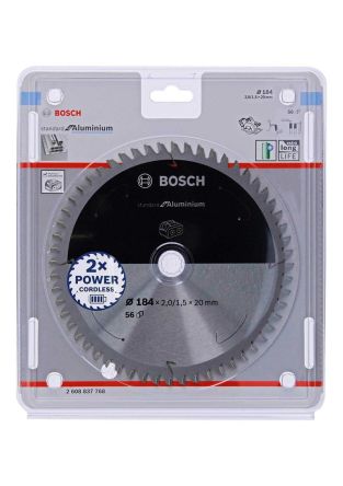 Bosch 圆形锯片, 每英寸56锯齿, 应用: 金属、木材
