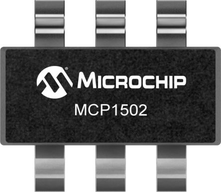 Microchip Référence De Tension 3.3V SOT-23 Fixe, Précision 0.1%,CMS