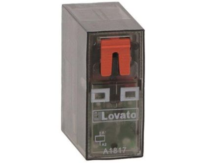 Lovato Monostabiles Relais, Für DIN-Schienen 1-poliger Wechsler 16A 110V Dc Spule