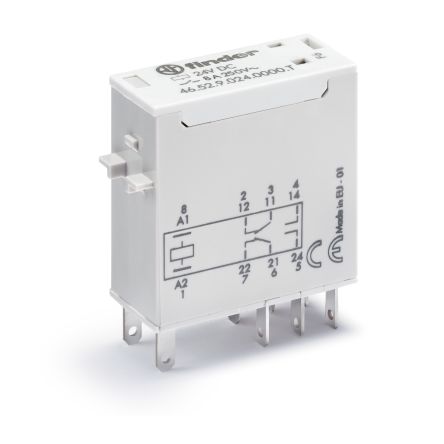 Finder Plug In Power Relay Module, 230V Ac Coil, 6A Switching Current