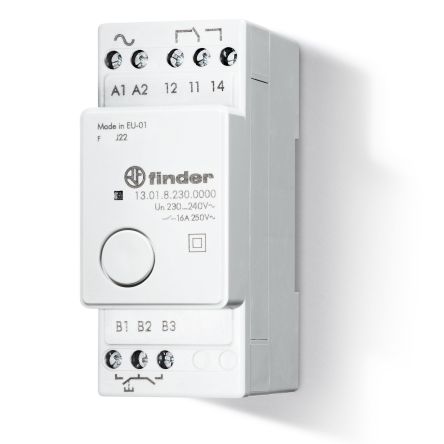 Finder DIN Rail Monostable Relay, 110 → 125V Ac Coil, 16A Switching Current, SPDT