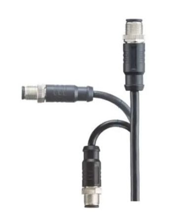 Amphenol Industrial Amphenol M12A Konfektioniertes Sensorkabel Stecker Gerade, Länge 5m