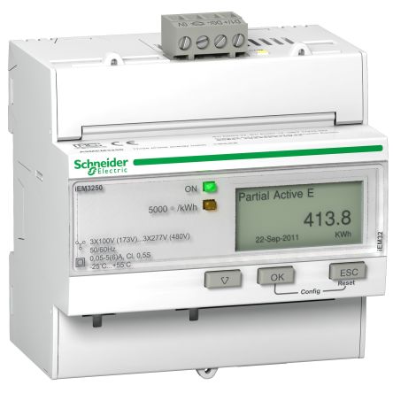 Schneider Electric IEM3250 Energiemessgerät LCD / 1, 3-phasig