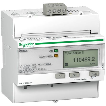 Schneider Electric IEM3265 Energiemessgerät LCD / 1, 3-phasig