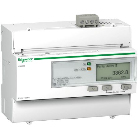 Schneider Electric IEM3350 Energiemessgerät LCD / 1, 3-phasig