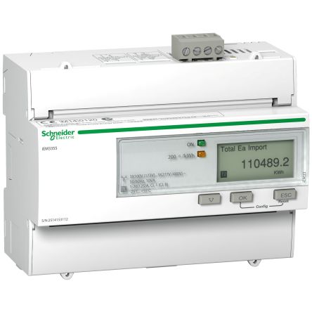 Schneider Electric 1, 3 Phase LCD Energy Meter