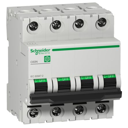Schneider Electric C60N Leitungsschutzschalter Typ C, 4-polig 16A Multi 9