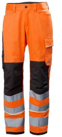 Helly Hansen Pantalones De Trabajo Para Unisex, Naranja 38plg 94cm