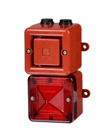 E2s AL100X Xenon Blink-Licht Alarm-Signalleuchte Orange, 24 V