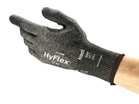 Ansell Schneidfeste Handschuhe, Größe 6, XS, Schneidfest, Polyester Grau