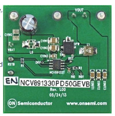 Onsemi NCV891330 Evaluierungsplatine, Step-Down Regulator Abwärtsregler