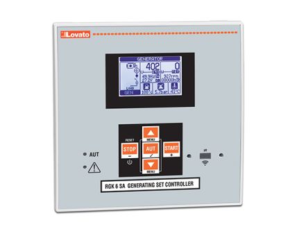Lovato Grafisches LCD-Display Einbaumessgerät Für Frequenz, TRMS-Strom, TRMS-Spannung H 144mm B 144mm T. 53.3mm