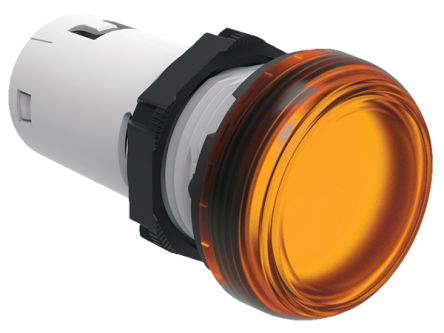 Lovato Leuchtmelder Platinum LPML 12V Orange, Ausschnitt-Ø 22mm LED Tafelmontage IP66, IP67, IP69K