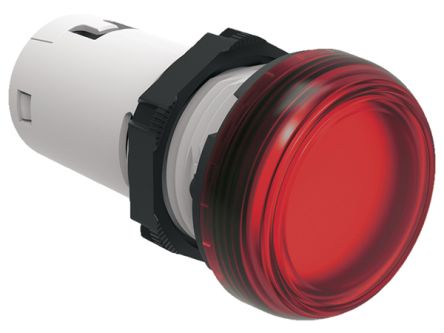 Lovato Leuchtmelder Platinum LPML 24V Rot, Ausschnitt-Ø 22mm LED Tafelmontage IP66, IP67, IP69K