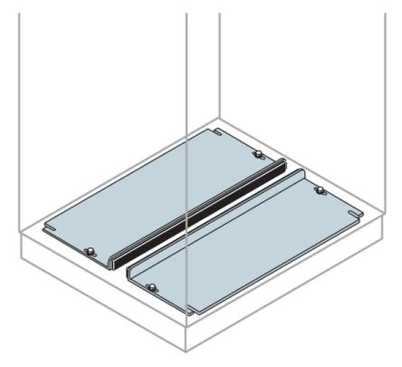 ABB Panel Serie IS2 De Acero Galvanizado, Para Usar Con Cajas Is2