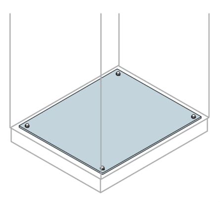 ABB Panel Serie IS2 De Acero Galvanizado, Para Usar Con Armarios AM2, Cajas IS2