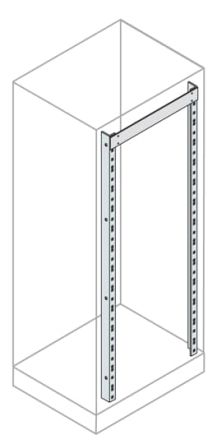 ABB Frontrahmen, Rahmen Für Is2-Gehäuse, Galvanisierter Stahl, 1 Stück