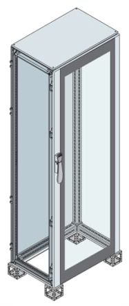 ABB AM2 Series Single-Door-Door Floor Standing Enclosure, Transparent Door, IP65
