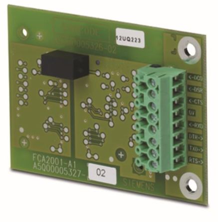 Siemens FCA Schnittstellenmodul Für Ereignisdrucker FTO2001-A1 RS 232 IN Cerberus Pro Digital OUT, 50 X 15 X 70 Mm