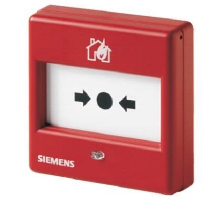 Siemens Cerberus FIT Feueralarm-Meldestelle, Knopf, Meldestelle Für Feueralarm